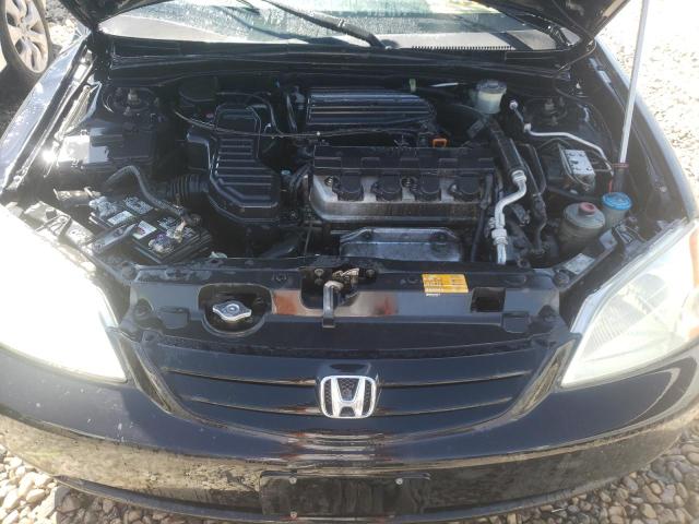 HONDA CIVIC EX 2001 with VIN 2HGES26731H551862 - Photo from auction