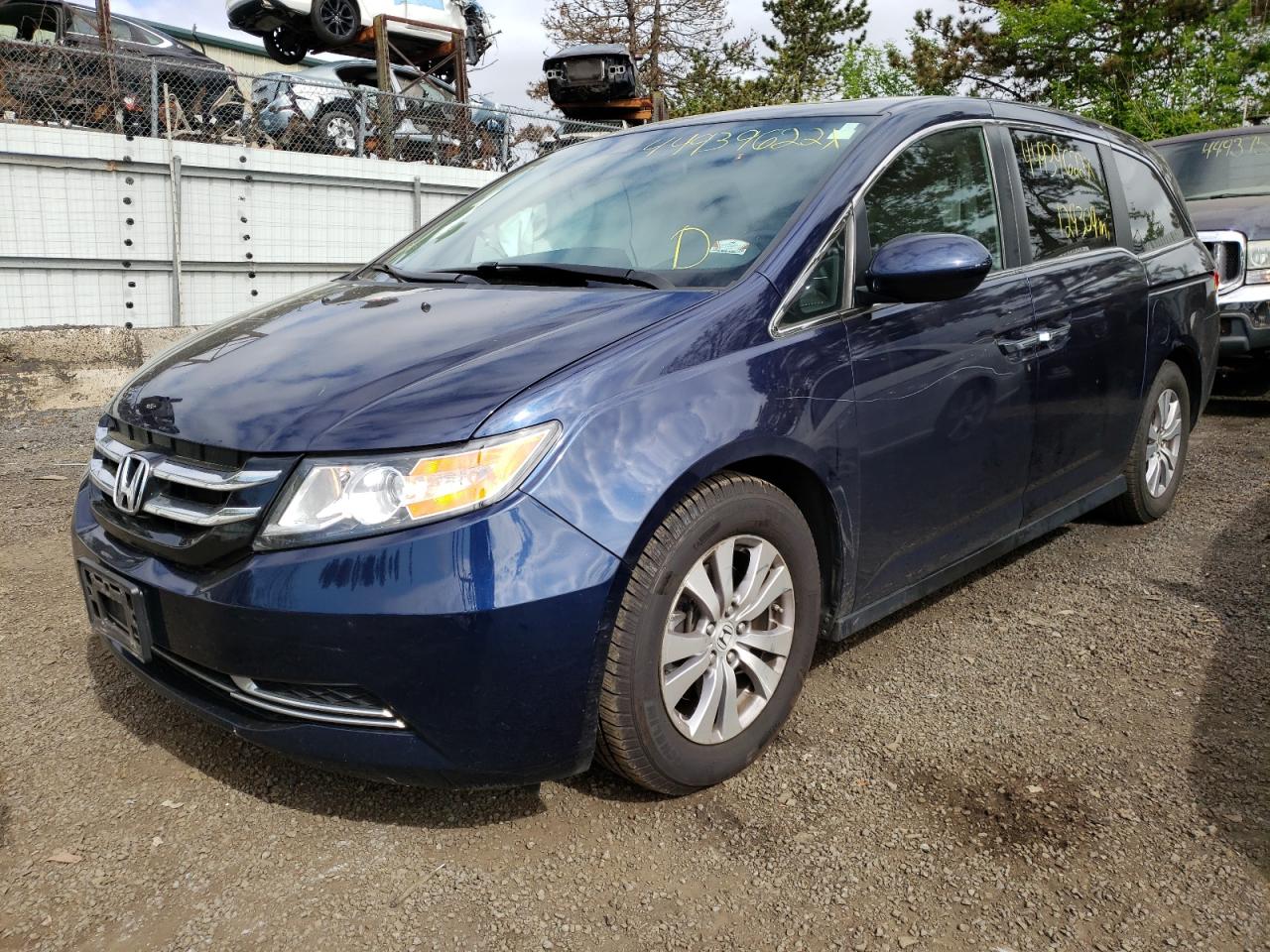 Photo 2 from auction – 2014 HONDA ODYSSEY EX with VIN 5FNRL5H60EB099206