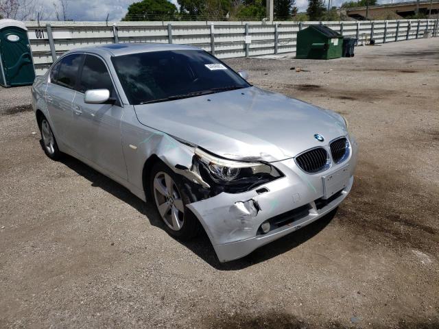 BMW 530 XI 2007 with VIN WBANF735X7CU25221 - Photo from auction