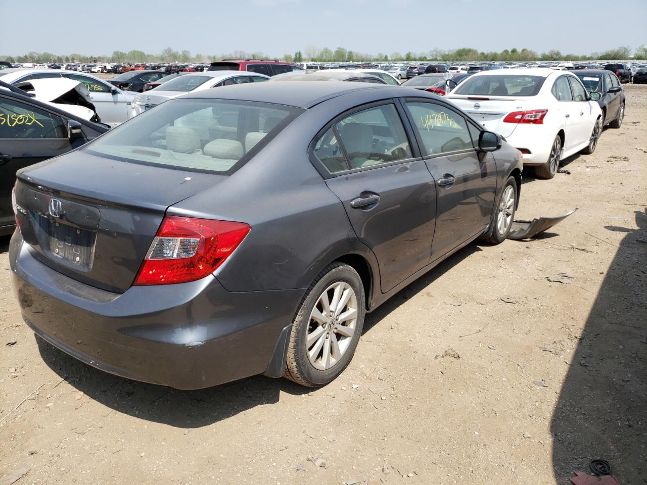 Photo 4 from auction – 2012 HONDA CIVIC EX with VIN 19XFB2F81CE028706
