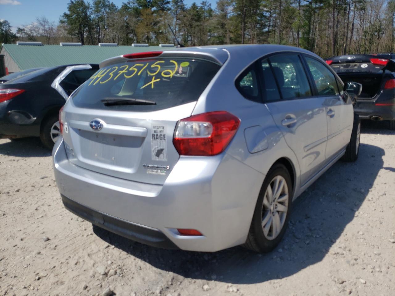 Фото 4 с аукциона – 2015 SUBARU IMPREZA PR с VIN JF1GPAC66FH234434