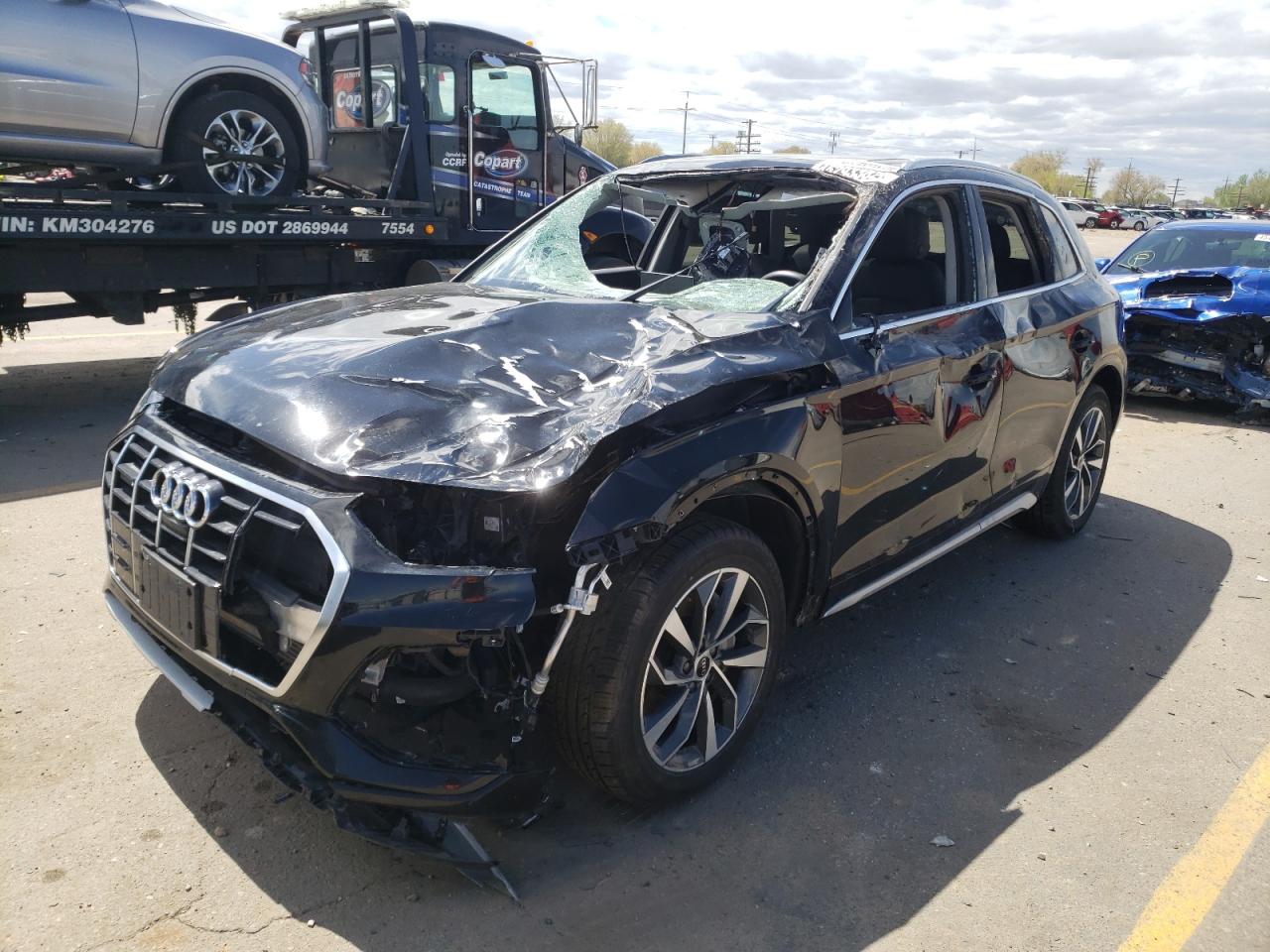 Photo 2 from auction – 2021 AUDI Q5 PREMIUM with VIN WA1BAAFY4M2020328