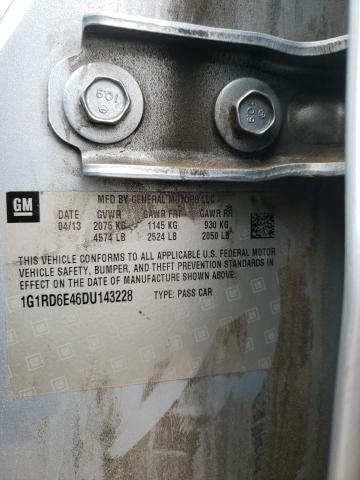 Photo 10 from auction – 2013 CHEVROLET VOLT with VIN 1G1RD6E46DU143228