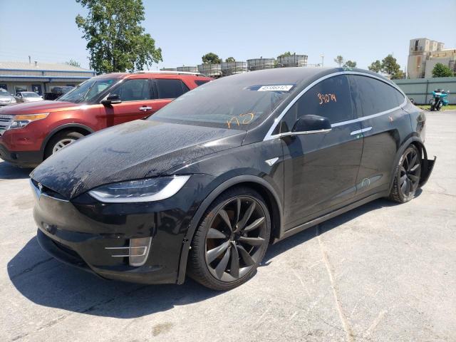 Photo 2 from auction – 2016 TESLA MODEL X with VIN 5YJXCAE23GF004657