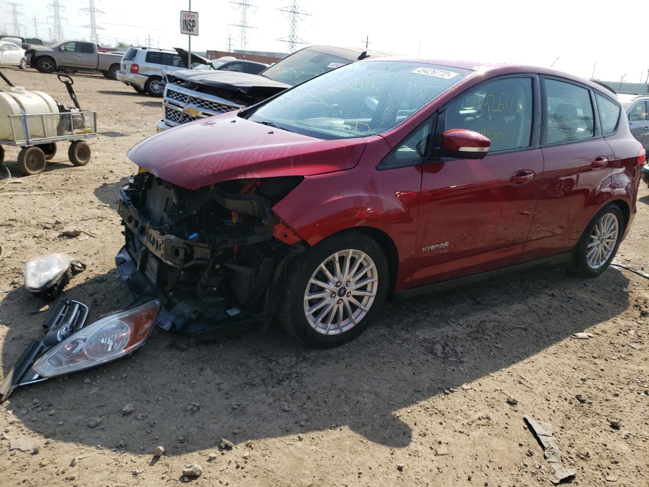 Photo 2 from auction – 2013 FORD C-MAX SE with VIN 1FADP5AU7DL515258
