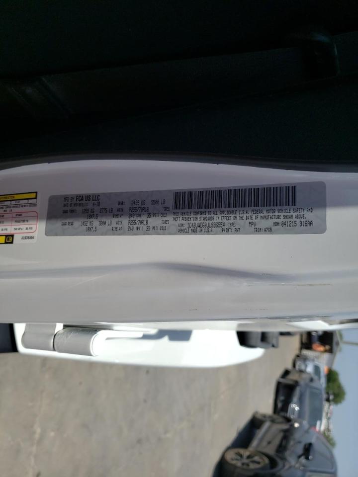 Photo 10 from auction – 2018 JEEP WRANGLER U with VIN 1C4BJWEG0JL936554