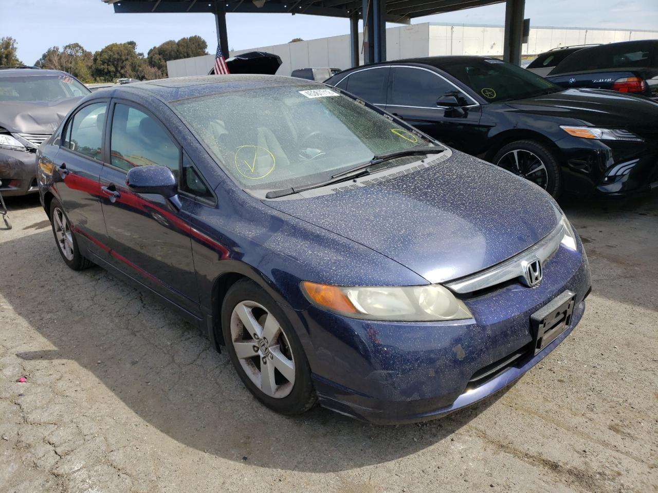 HONDA CIVIC EX 2007 with VIN 1HGFA16837L004466 - Photo from auction