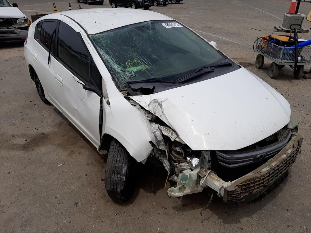 HONDA INSIGHT 2011 with VIN JHMZE2H3XBS007806 - Photo from auction