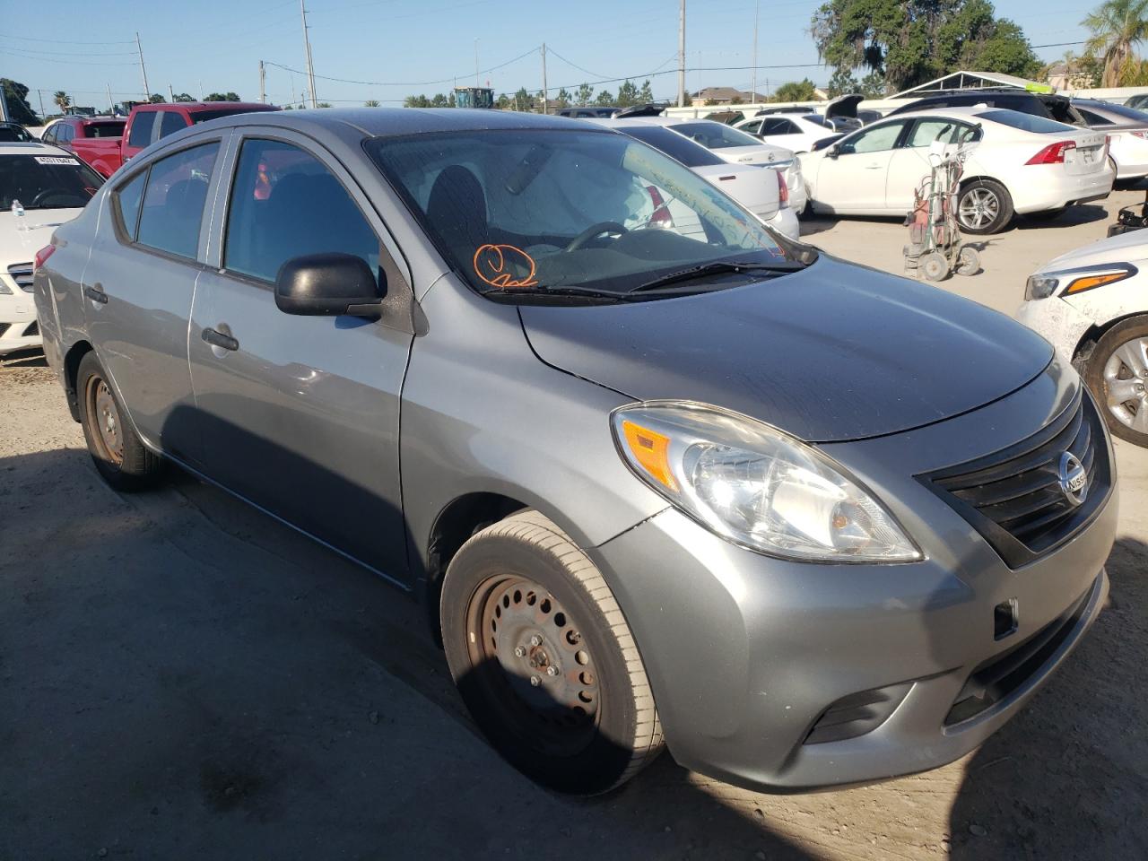 NISSAN VERSA S 2014 with VIN 3N1CN7AP3EL845408 - Photo from auction