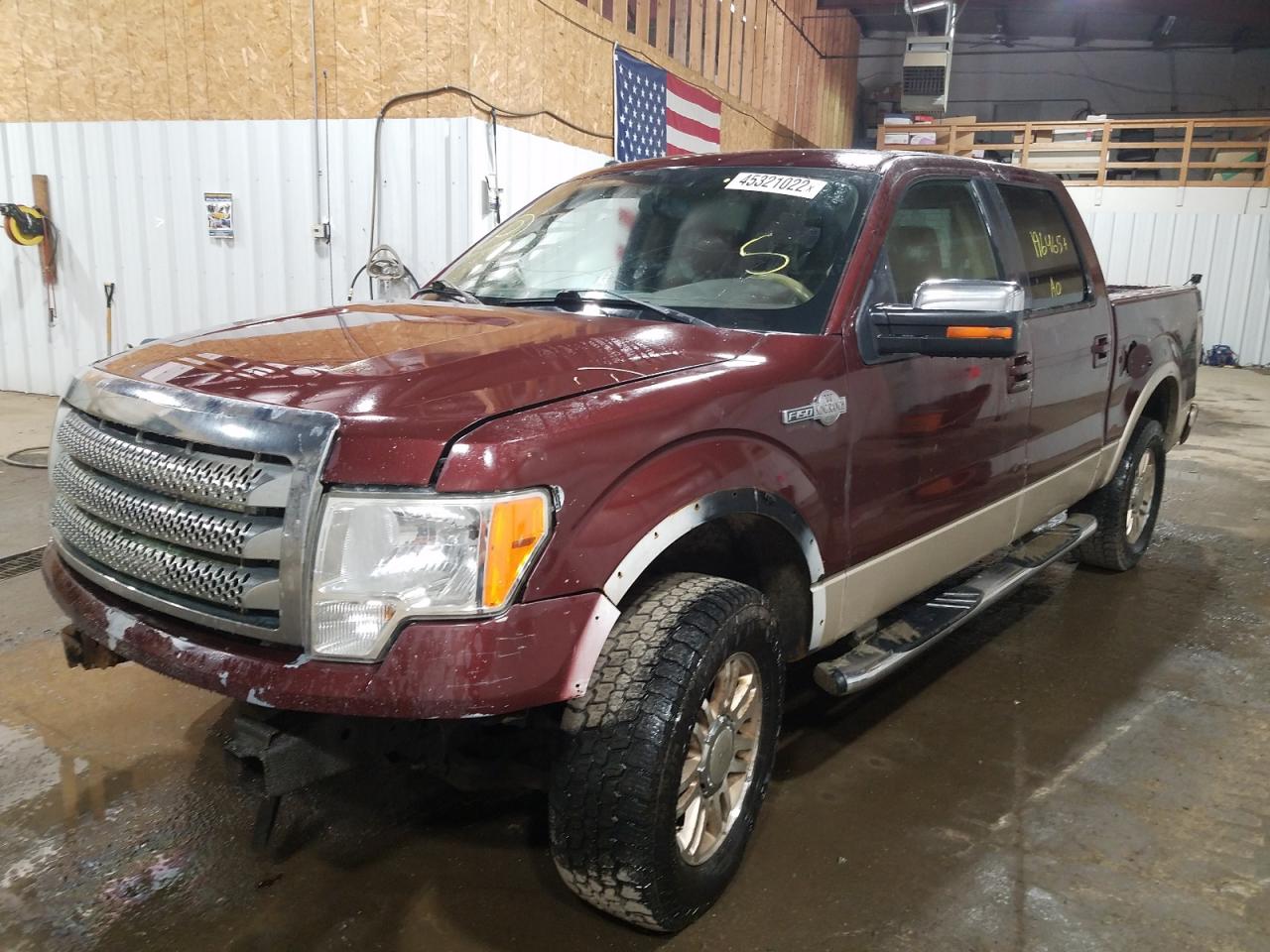 Photo 2 from auction – 2010 FORD F150 SUPER with VIN 1FTFW1EV9AKB33283