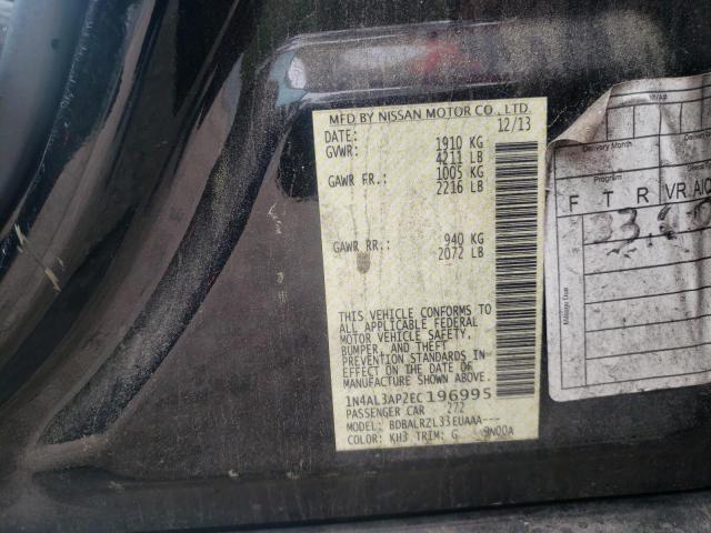Photo 10 from auction – 2014 NISSAN ALTIMA 2.5 with VIN 1N4AL3AP2EC196995