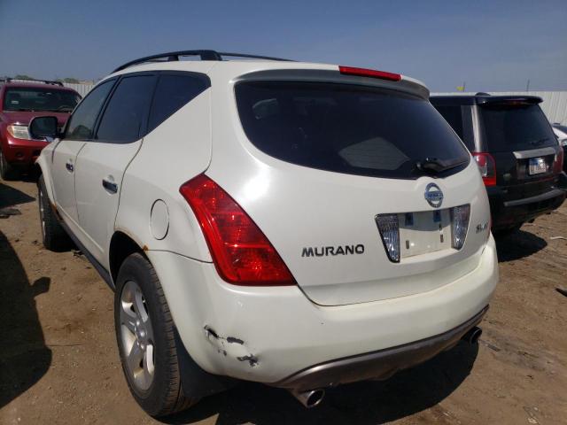 Photo 3 from auction – 2004 NISSAN MURANO SL with VIN JN8AZ08W94W339933