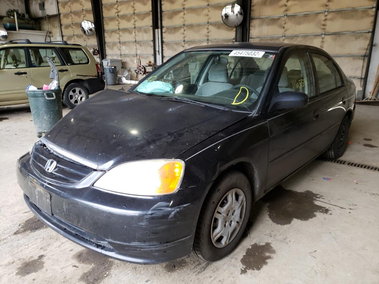 Photo 2 from auction – 2002 HONDA CIVIC LX with VIN JHMES16562S006495