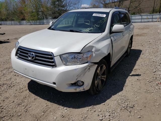Photo 2 from auction – 2008 TOYOTA HIGHLANDER with VIN JTEES43A882022660