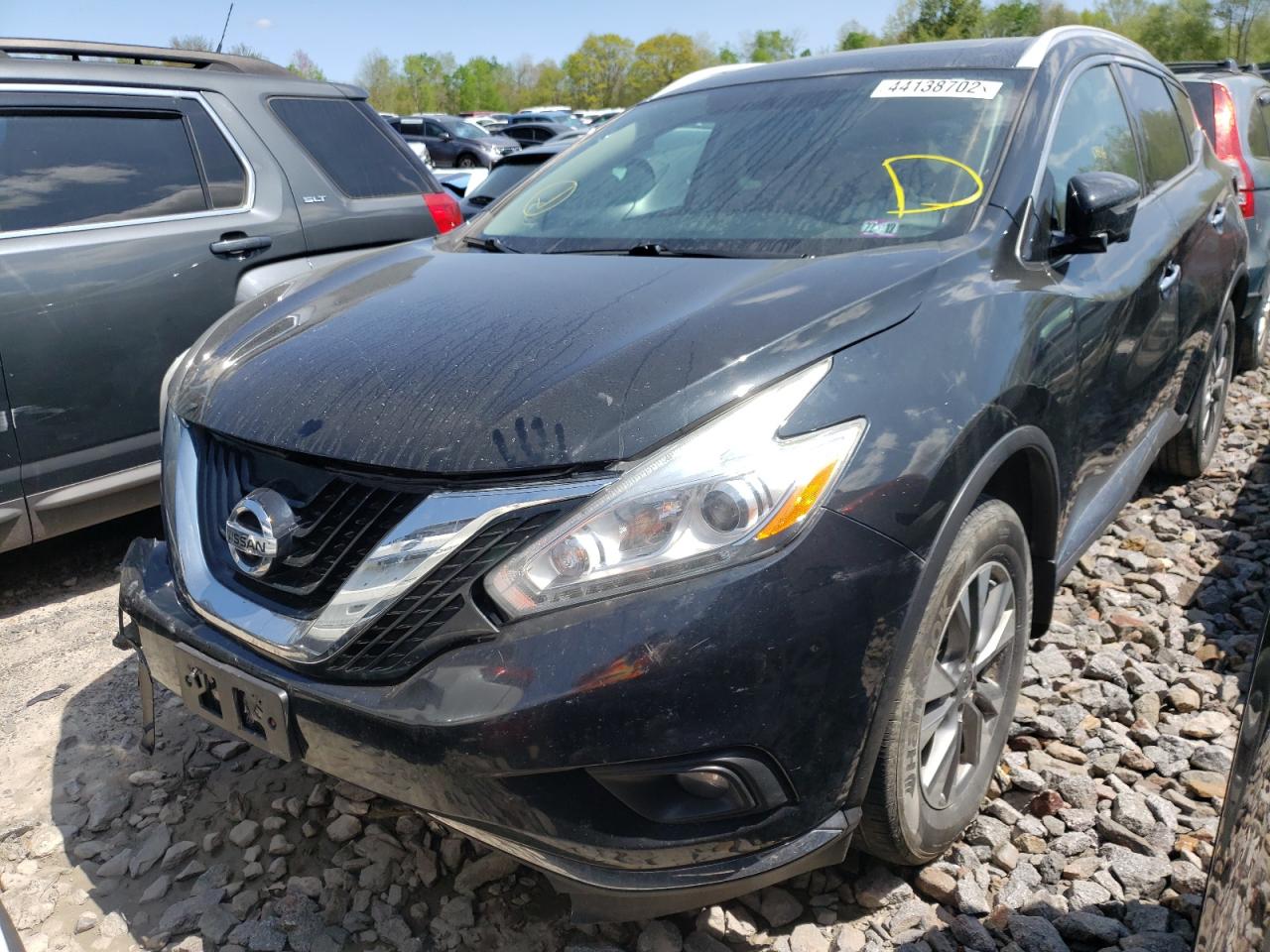 Photo 2 from auction – 2016 NISSAN MURANO S with VIN 5N1AZ2MHXGN111900