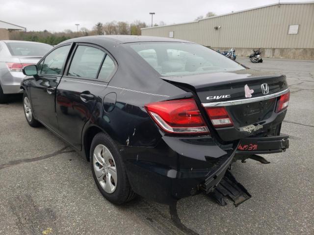 Photo 3 from auction – 2014 HONDA CIVIC LX with VIN 19XFB2F52EE006481