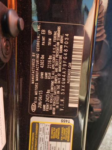 Photo 10 from auction – 2015 KIA OPTIMA LX with VIN 5XXGM4A79FG487034