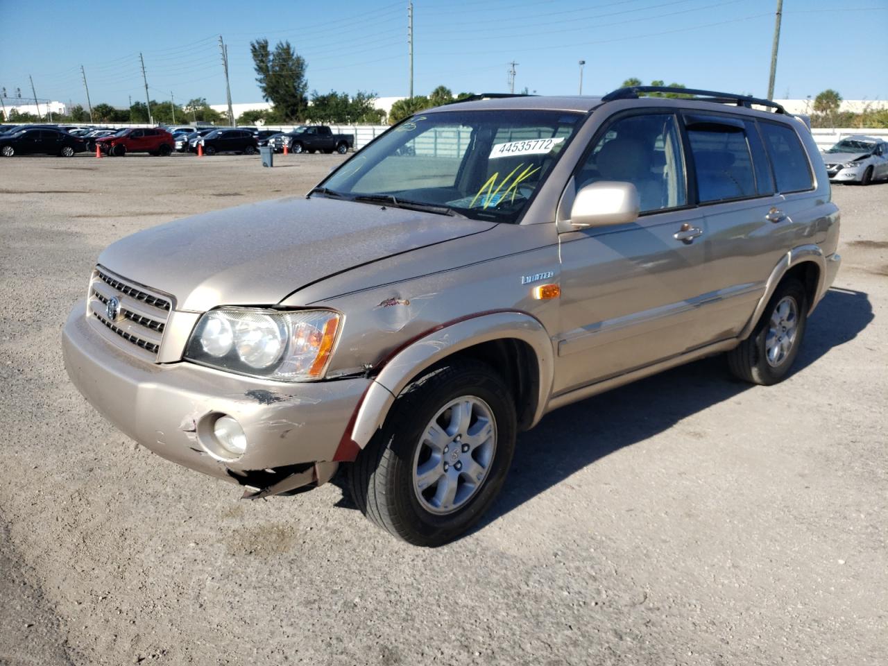 Photo 2 from auction – 2002 TOYOTA HIGHLANDER with VIN JTEGF21A820055861