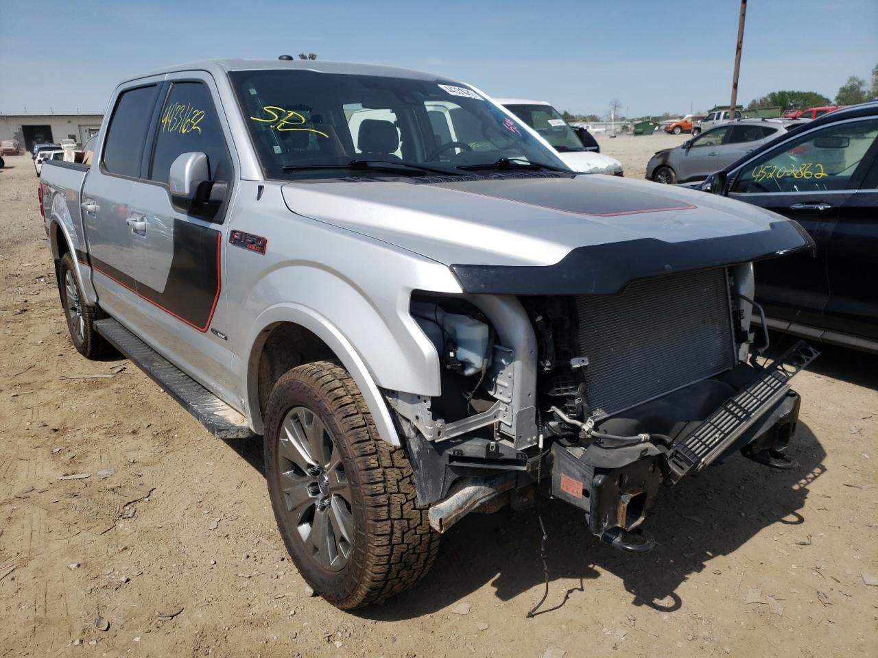 FORD F150 SUPER 2017 with VIN 1FTEW1EG7HFB87178 - Photo from auction