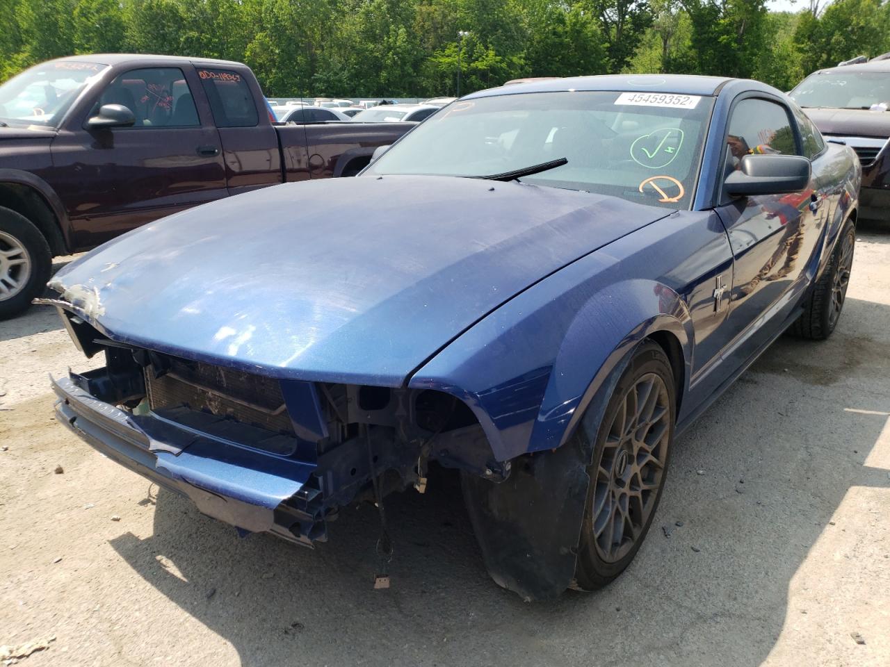 Photo 2 from auction – 2007 FORD MUSTANG with VIN 1ZVFT80N575352304