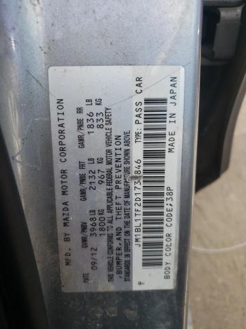 Photo 10 from auction – 2013 MAZDA 3 I with VIN JM1BL1TF2D1732846