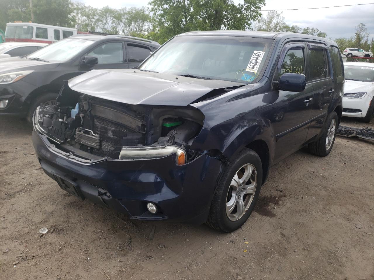 Photo 2 from auction – 2012 HONDA PILOT EX with VIN 5FNYF4H41CB072038