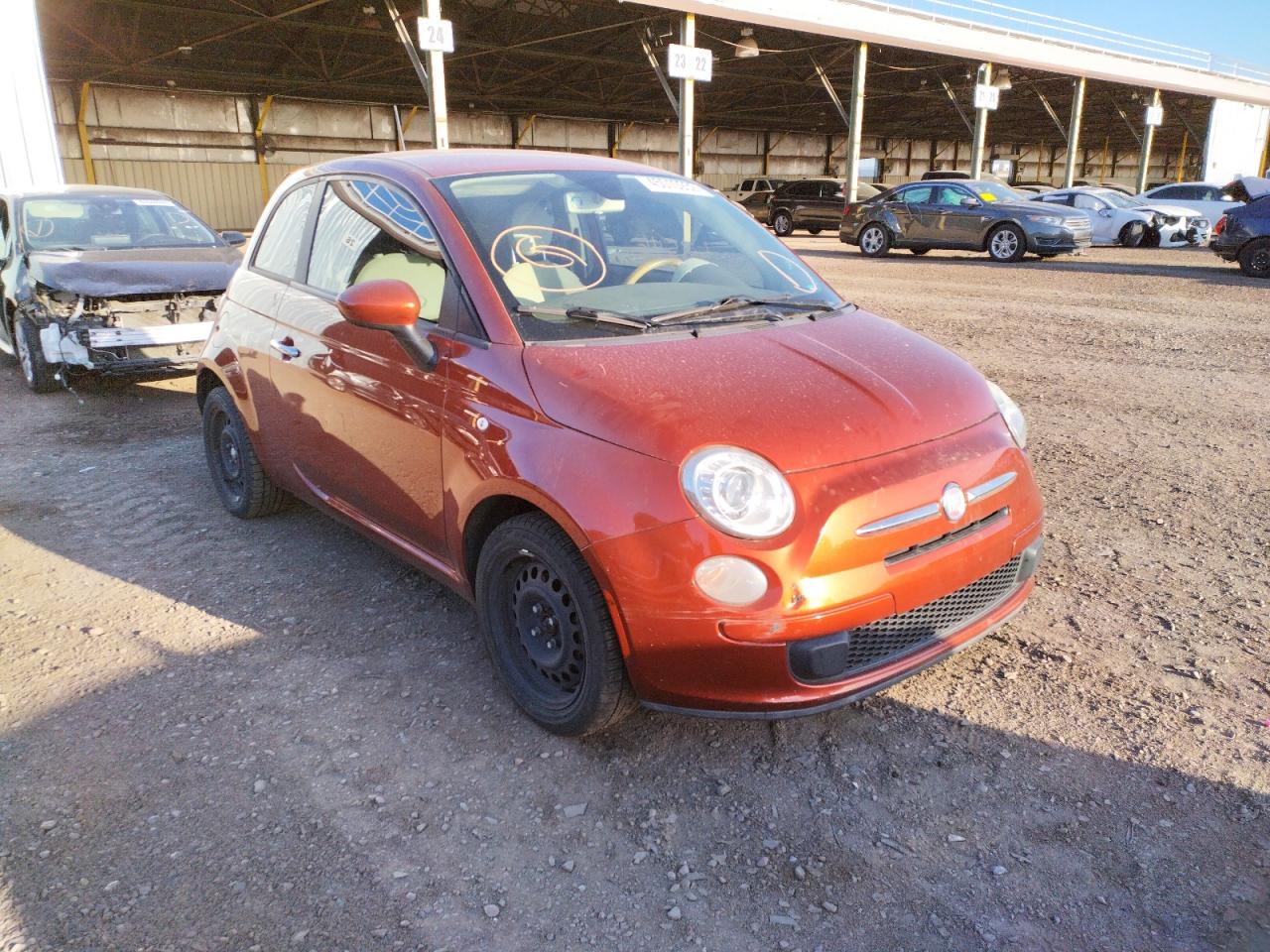 FIAT 500 POP 2013 مع رقم تعريف المركبة 3C3CFFAR3DT534649 - صورة من المزاد