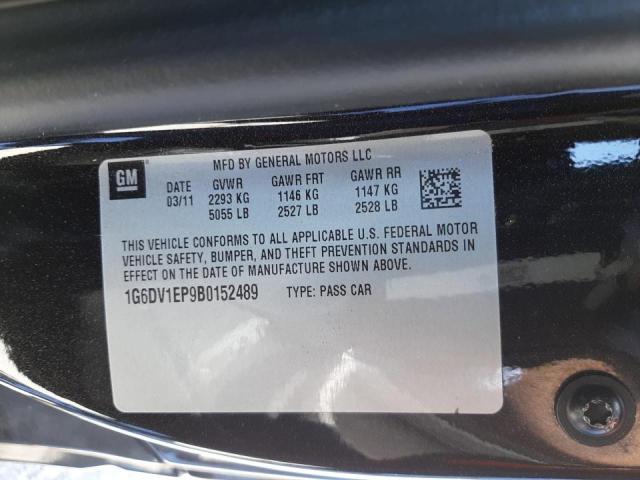 Photo 10 from auction – 2011 CADILLAC CTS-V with VIN 1G6DV1EP9B0152489