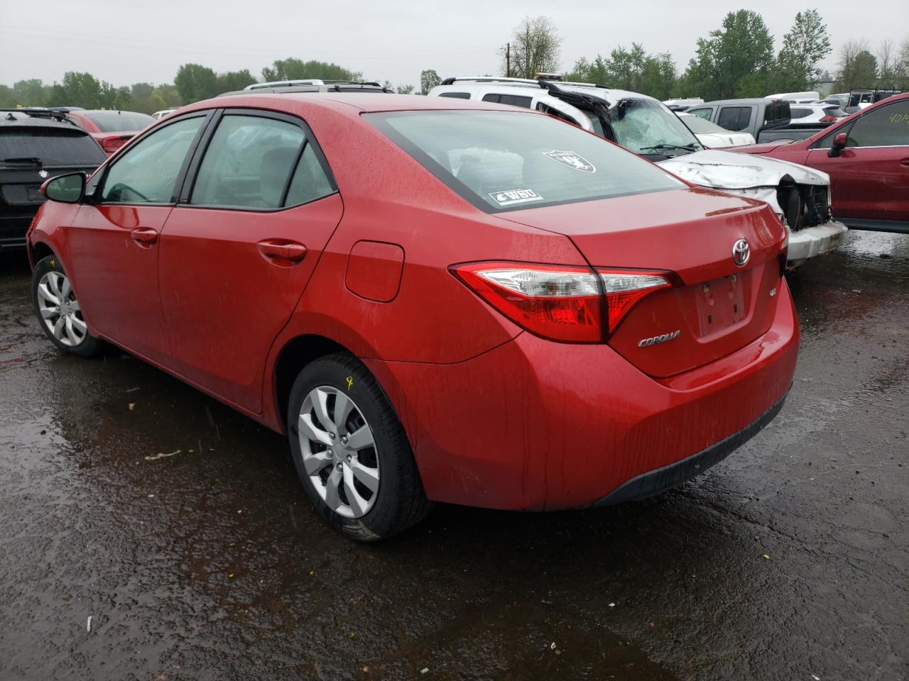 Photo 3 from auction – 2014 TOYOTA COROLLA L with VIN 5YFBURHE2EP029871