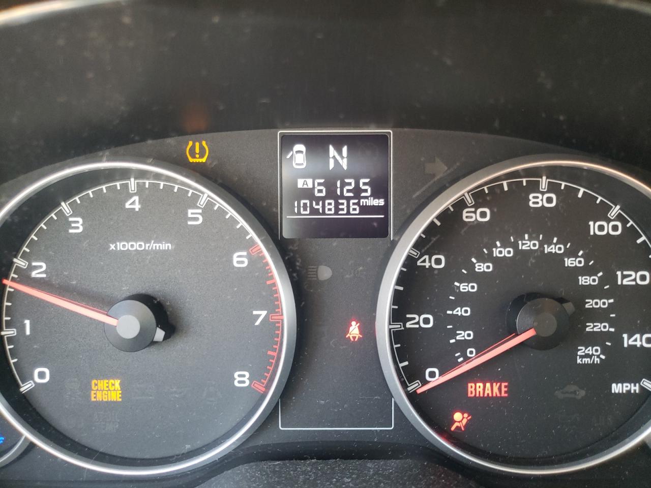 Photo 8 from auction – 2013 SUBARU LEGACY 2.5 with VIN 4S3BMBA64D3009199