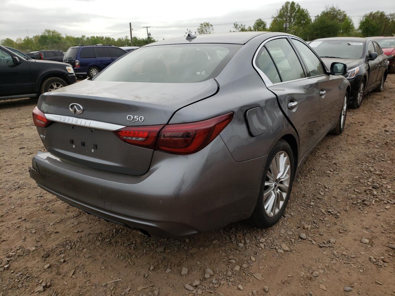Photo 4 from auction – 2021 INFINITI Q50 LUXE with VIN JN1EV7BR5MM753181