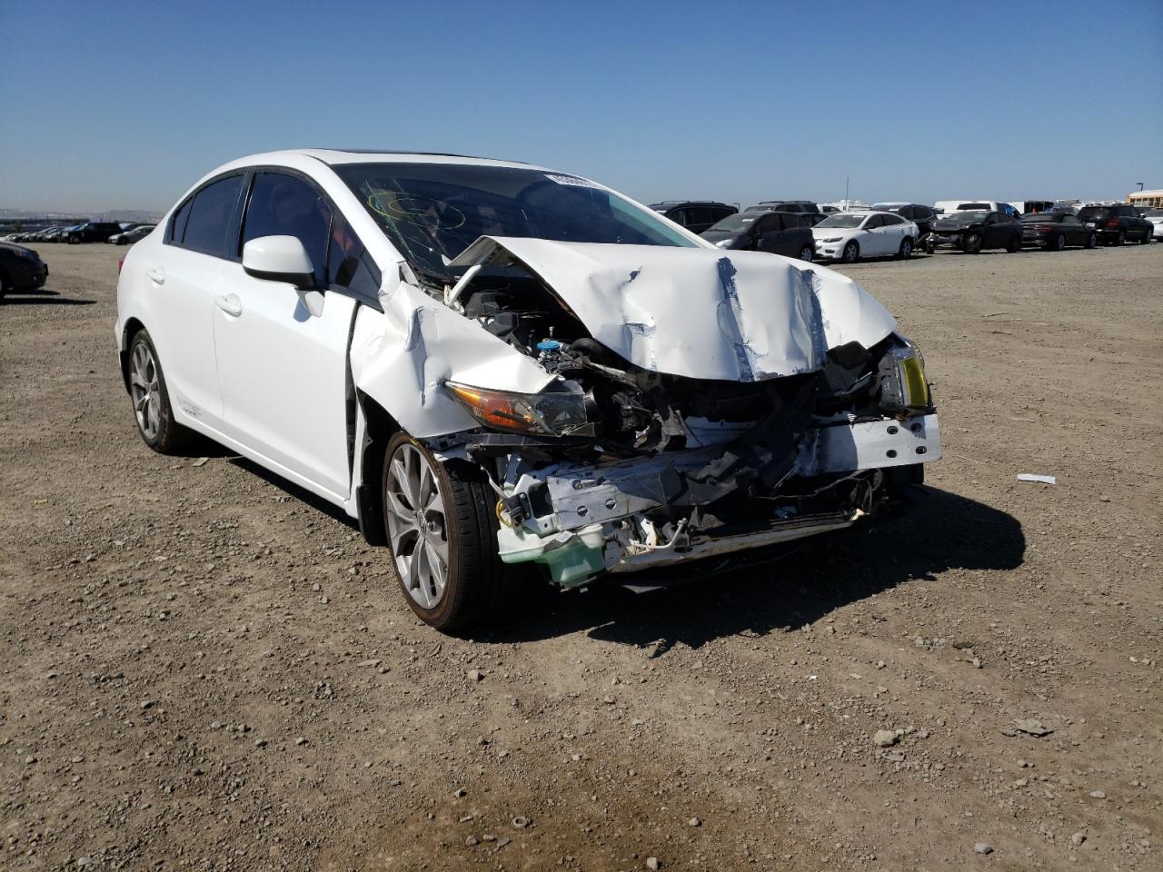 HONDA CIVIC SI 2012 with VIN 2HGFB6E51CH706505 - Photo from auction