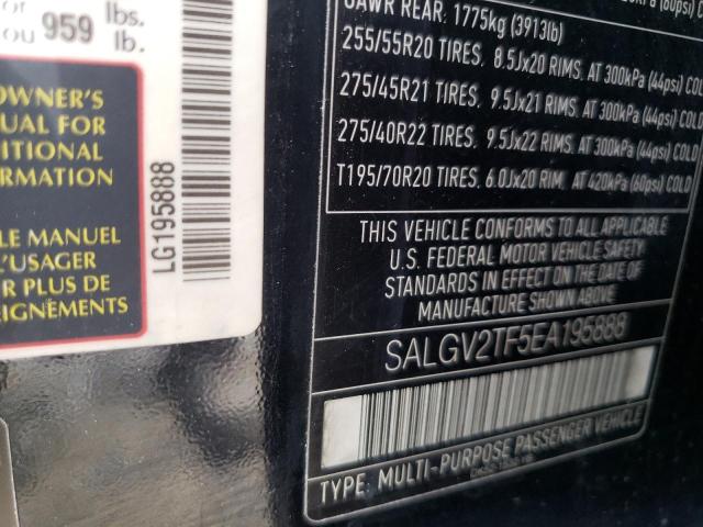 Photo 10 from auction – 2014 LAND ROVER RANGE ROVE with VIN SALGV2TF5EA195888