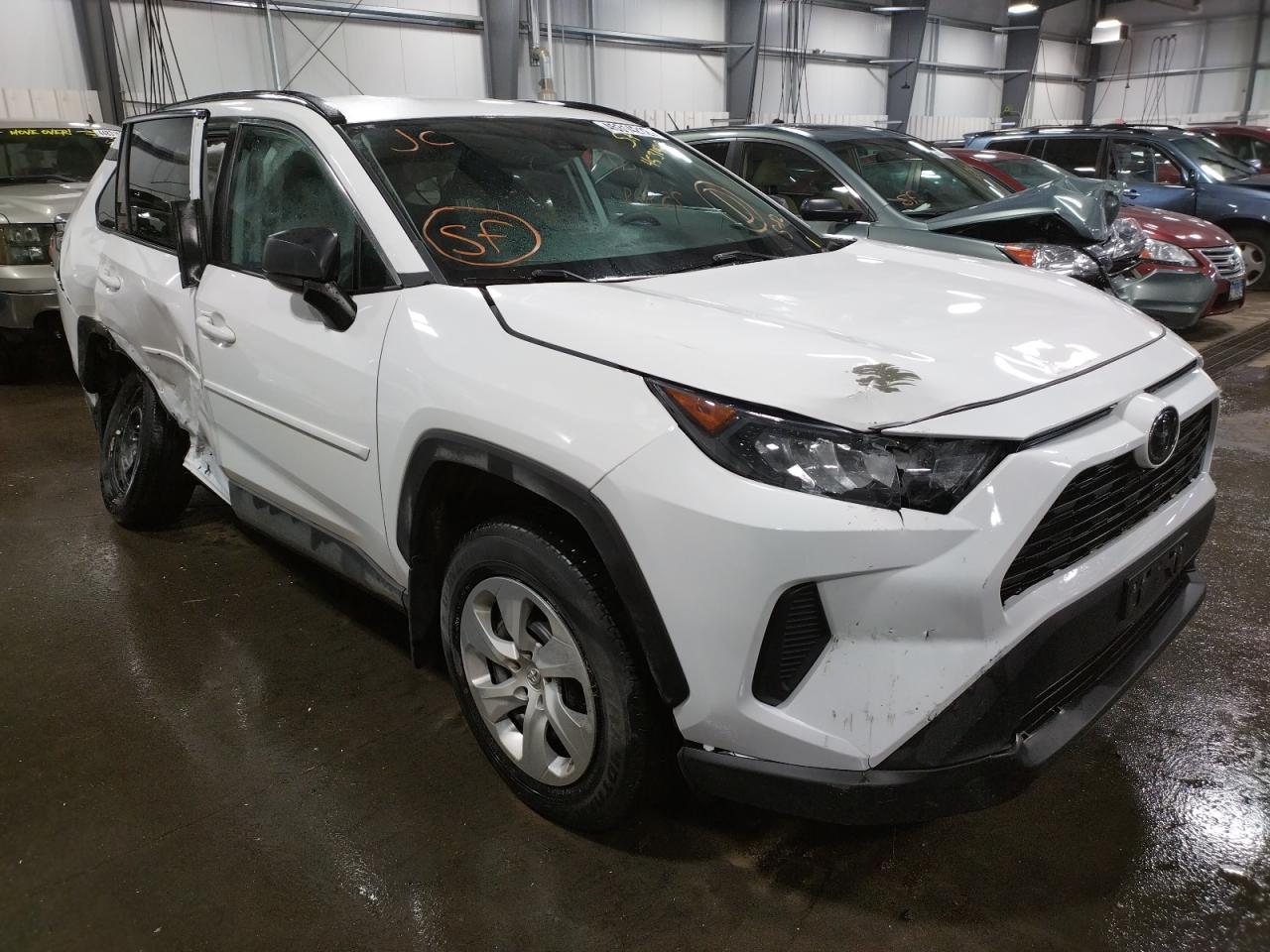 TOYOTA RAV4 LE 2020 with VIN 2T3F1RFV4LW134444 - Photo from auction