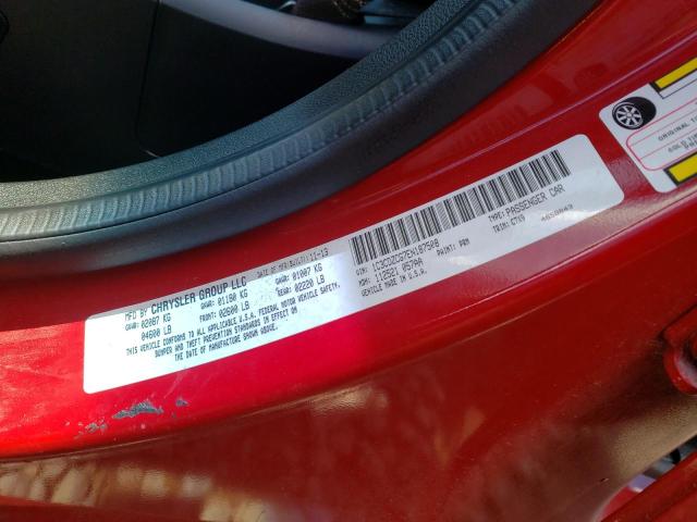 Photo 10 from auction – 2014 DODGE AVENGER SX with VIN 1C3CDZCG7EN187508