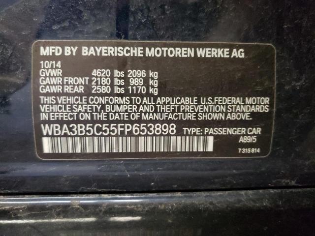 Photo 10 from auction – 2015 BMW 328 XI SUL with VIN WBA3B5C55FP653898