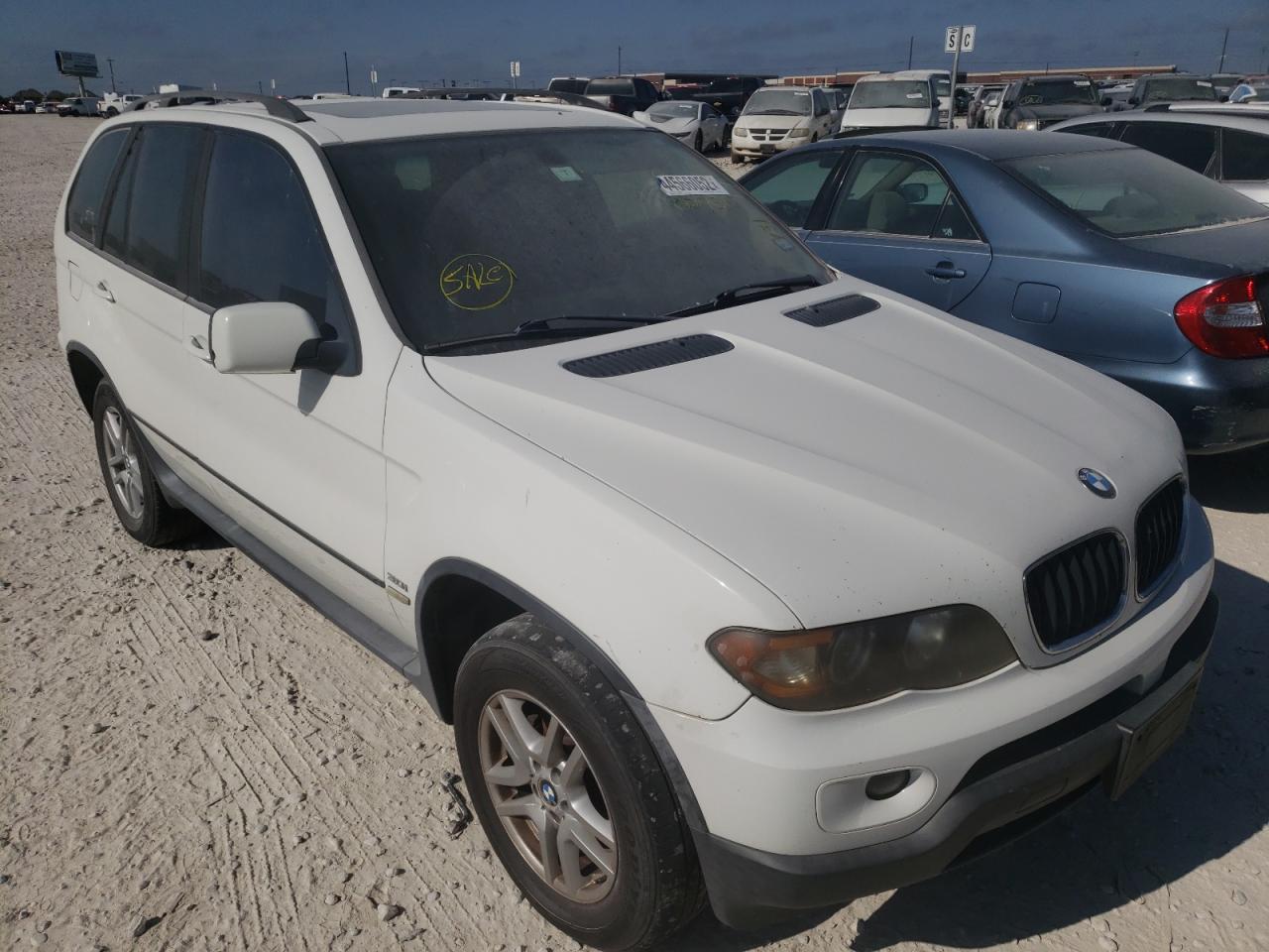 BMW X5 3.0I 2004 with VIN 5UXFA135X4LU27516 - Photo from auction