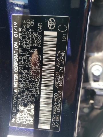 Photo 10 from auction – 2020 TOYOTA COROLLA LE with VIN JTDEPRAE6LJ005105