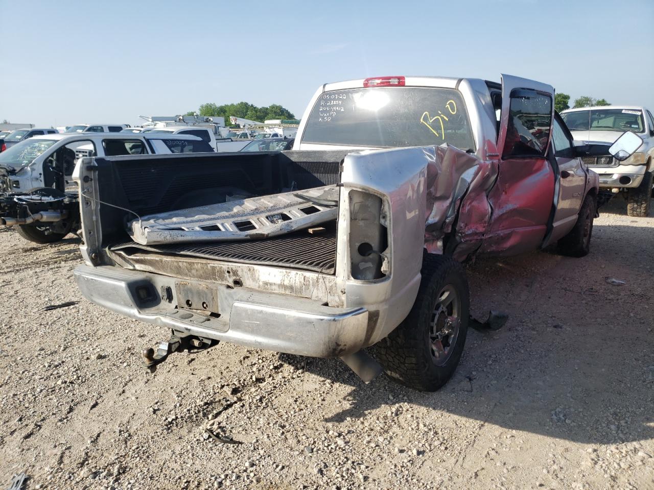 Photo 4 from auction – 2006 DODGE RAM 2500 with VIN 3D7KR29C66G201404