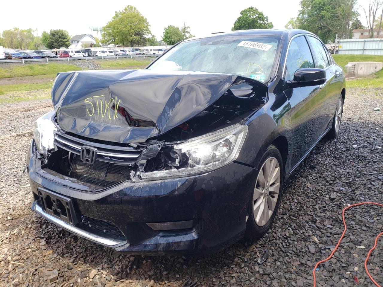 Photo 2 from auction – 2014 HONDA ACCORD EXL with VIN 1HGCR2F88EA043211