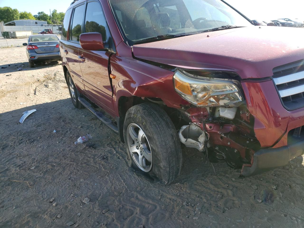 Photo 9 from auction – 2006 HONDA PILOT with VIN 5FNYF28626B033856