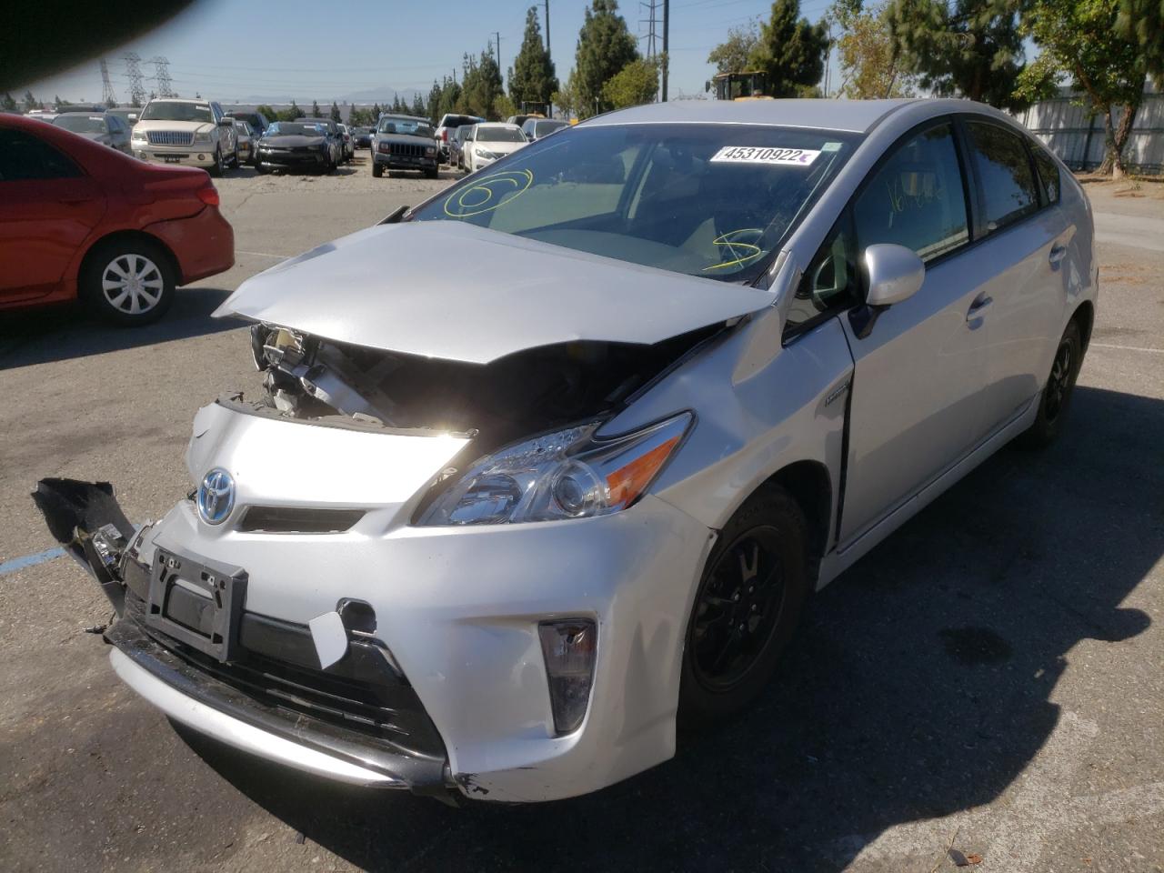 Photo 2 from auction – 2014 TOYOTA PRIUS with VIN JTDKN3DUXE0374020