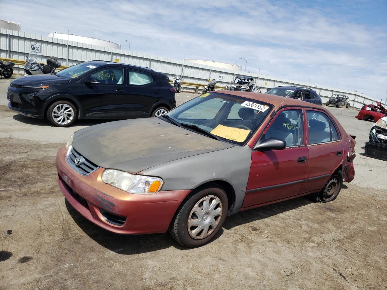 Photo 2 from auction – 2002 TOYOTA COROLLA CE with VIN 1NXBR12E82Z593689