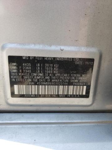 Photo 10 from auction – 2013 SUBARU LEGACY 2.5 with VIN 4S3BMBB69D3023744