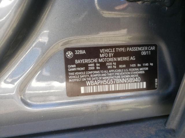 Photo 10 from auction – 2011 BMW 328 I SULE with VIN WBAPH5G57BNN58940