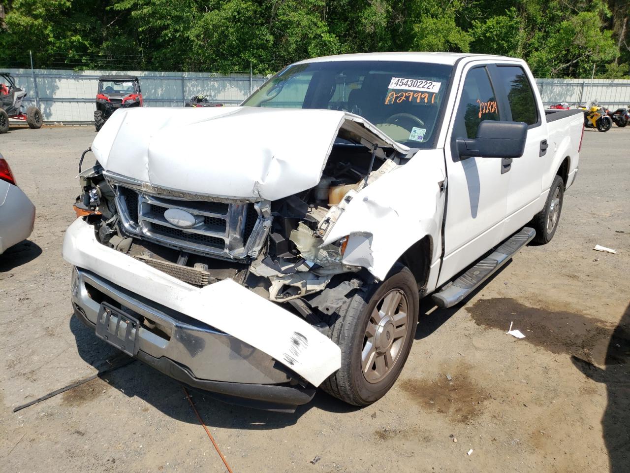 Photo 2 from auction – 2008 FORD F150 SUPER with VIN 1FTRW12W28FA29991