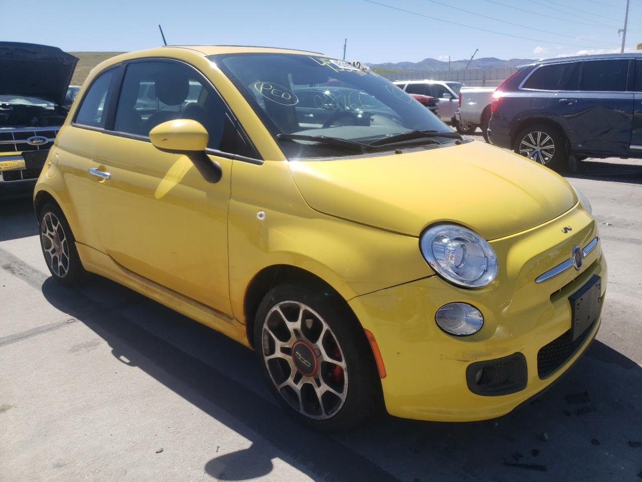 FIAT 500 SPORT 2012 with VIN 3C3CFFBR1CT328534 - Photo from auction