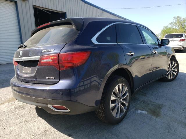Photo 4 from auction – 2014 ACURA MDX TECHNO with VIN 5FRYD4H41EB017810