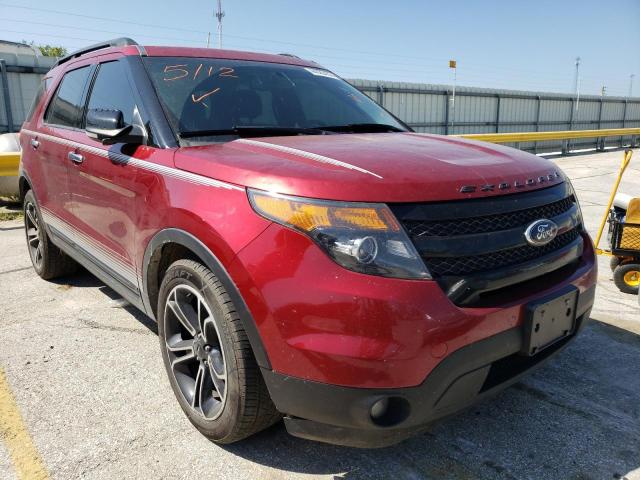 FORD EXPLORER S 2014 with VIN 1FM5K8GT1EGB83479 - Photo from auction