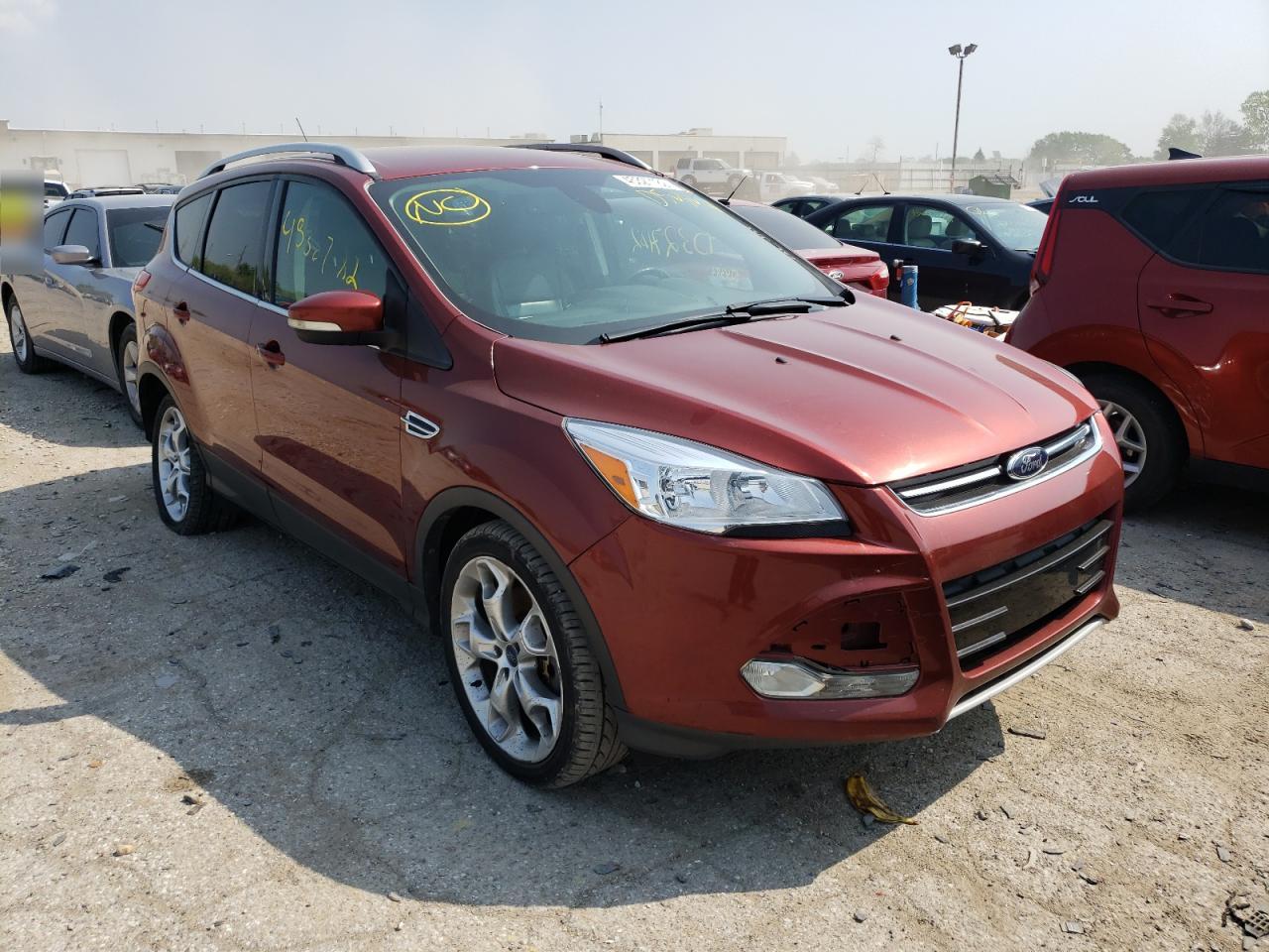 FORD ESCAPE TIT 2014 with VIN 1FMCU9JX0EUD50306 - Photo from auction